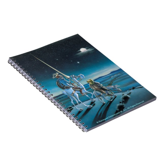 Die Reise - Don Quichote Cartoon - Cervantes Notizblock (Rechte Seite)