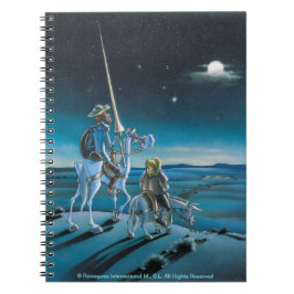Die Reise - Don Quichote Cartoon - Cervantes Notizblock