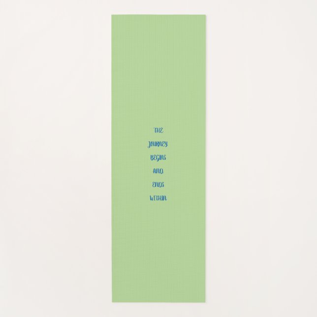 Die Reise fängt…. an inspirierend Yoga-Matte Yogamatte (Vorderseite)