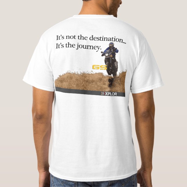 Die Reise - grundlegend T-Shirt (Rückseite)
