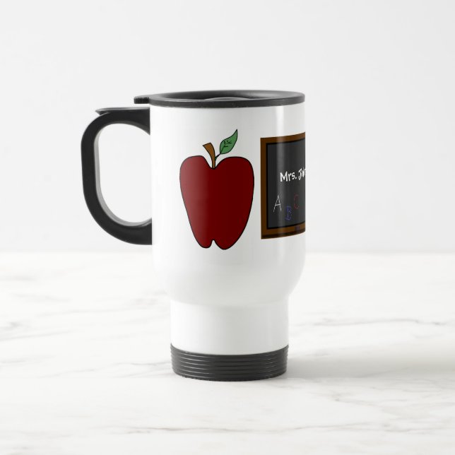 Die Reise-Tasse Land-Apple-Lehrers Reisebecher (Links)