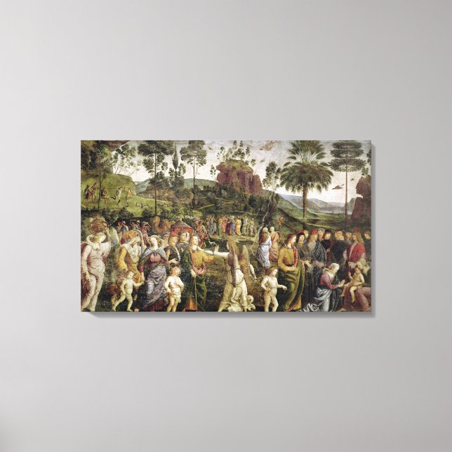 Die Reise von Moses, c.1481-83 Leinwanddruck (Vorderseite)