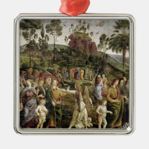 Die Reise von Mosese, c.1481-83 Ornament Aus Metall