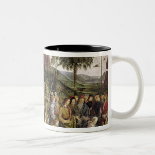Die Reise von Mosese, c.1481-83 Zweifarbige Tasse