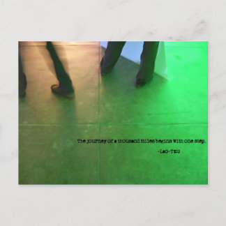 Die Reise von tausend Meilen.. Postkarte