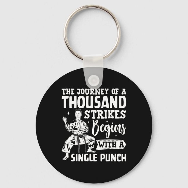 Die Reise von tausend Streiks beginnt mit einem Si Schlüsselanhänger (Vorderseite)