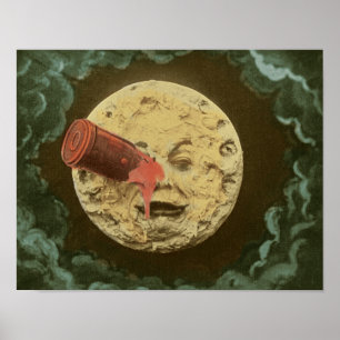 Die Reise zum Mond_Color Poster