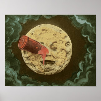 Die Reise zum Mond_Color Poster