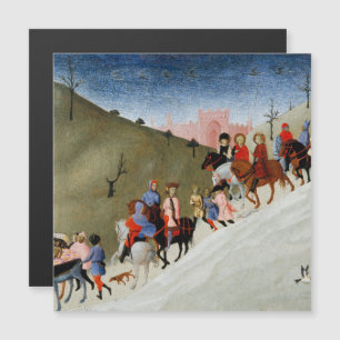 Die Reise zur Magi-Urlaubskarte Magnetkarte