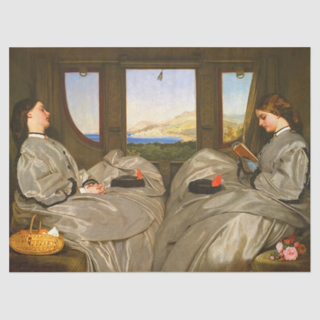 Die Reiseunternehmen von Augustus Leopold Egg Seidenpapier (Vorderseite)