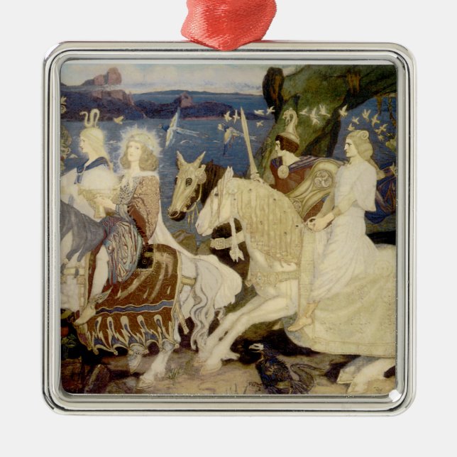 Die Reiter der Sidhe Silbernes Ornament (Vorne)
