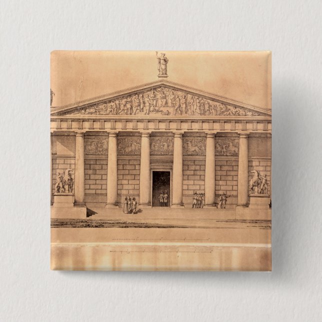 Die Reitschule des Kaiserschutzes, St. Peter Button (Vorderseite)