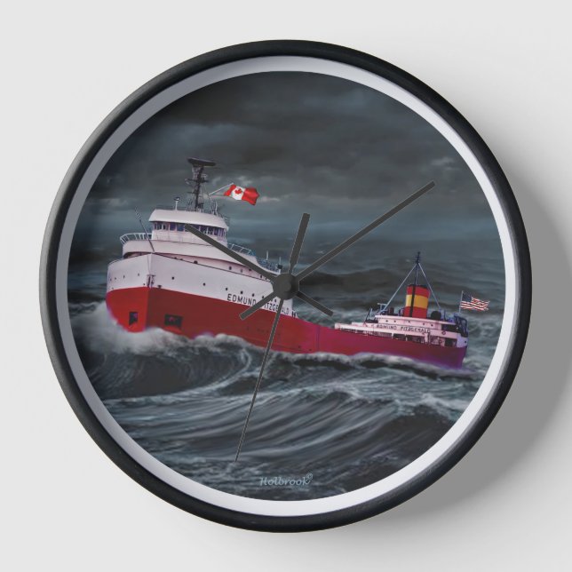 DIE REKHE DES EDMUND FITZGERALD UHR (Vorderseite)