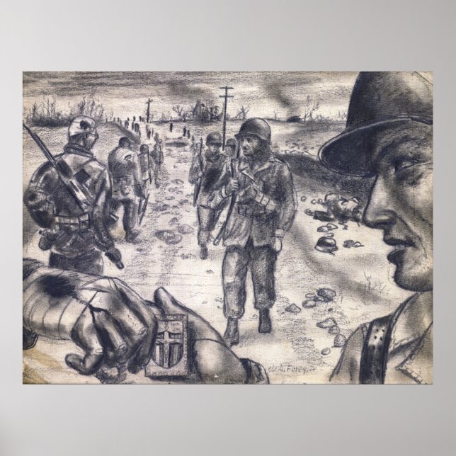 Die Reliefspalte Poster (Vorne)