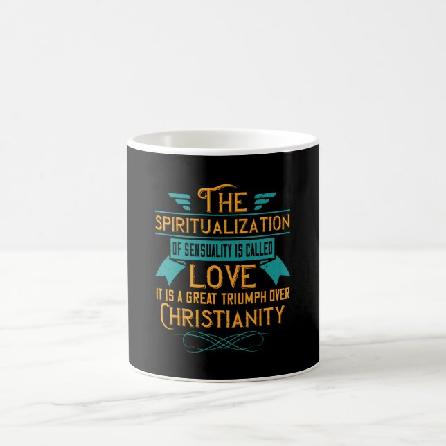 Die religiöse Liebe ist ein großer Triumph über da Kaffeetasse (Mittel)