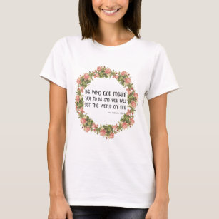 Die religiöse St. Catherine von Siena Zitat T-Shirt