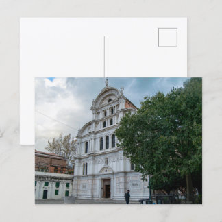 Die Renaissance-Fassade der Kirche San Zaccaria Postkarte