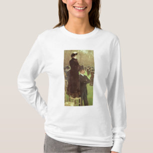 Die Rennen bei Auteuil, Paris (Öl auf Leinwand) T-Shirt
