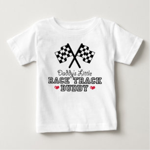 Die Rennstrecke-Freund-Baby-lange Hülse T des Baby T-shirt