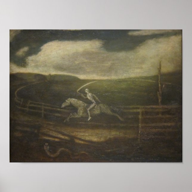 Die Rennstrecke oder der Tod auf einem blassen Pfe Poster (Vorne)