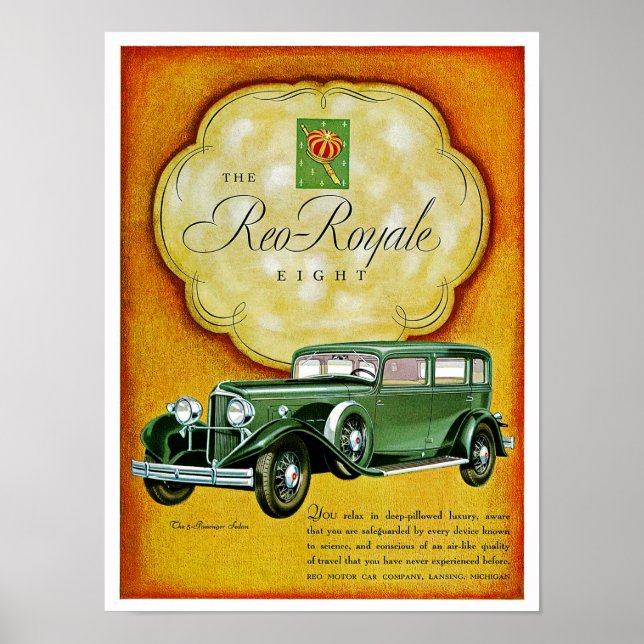 Die Reo-Royale-Acht Poster (Vorne)