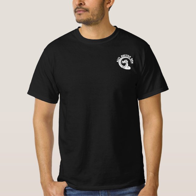 Die Reptile Den "Painted Python" T-Shirt (Vorderseite)