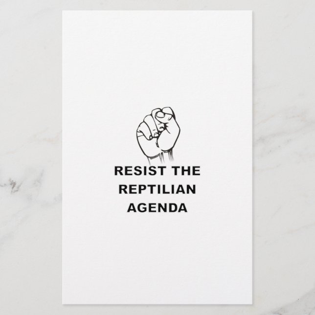 Die Reptilienagenda widerstehen (Vorderseite)