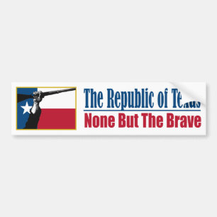 Die Republik von Texas (NBTB) Autoaufkleber