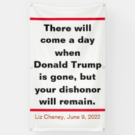 Die Republikaner, Ihre Ehrerbietung wird Cheney Zi Banner