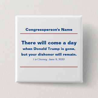 Die Republikaner, Ihre Ehrerbietung wird Cheney Zi Button