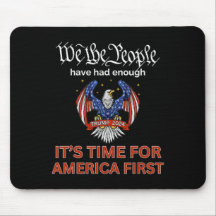 Die Republikaner wählen Trump 2024 America First W Mousepad