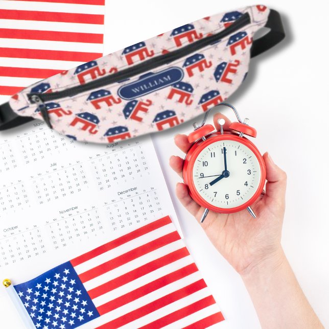 Die republikanischen Elefanten-Musterbeispiele für Bauchtasche (Von Creator hochgeladen)