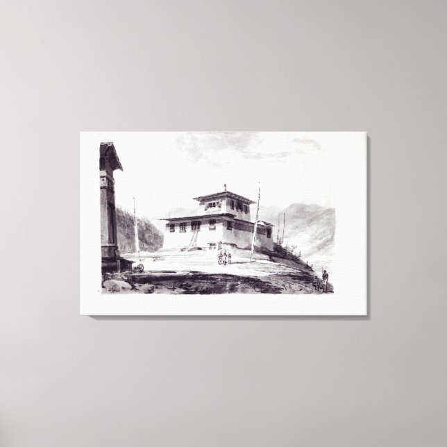 Die Residenz Lam Glassa-too Leinwanddruck (Vorderseite)