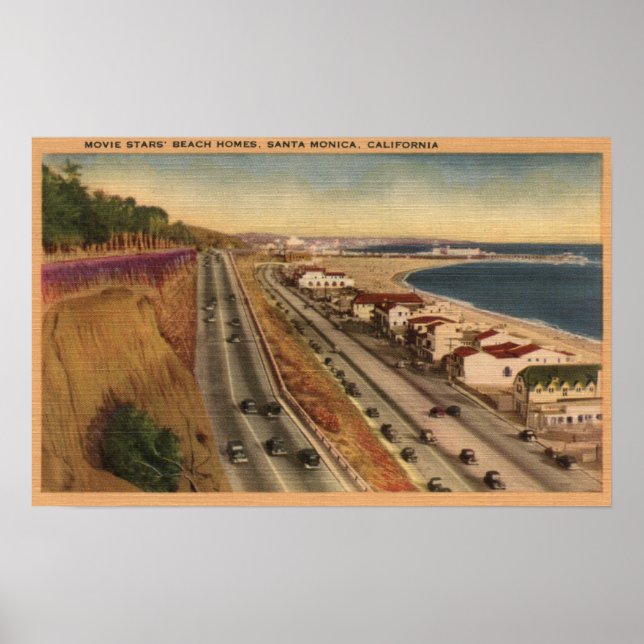 Die Residenzen der Filmstars am Strand Poster (Vorne)