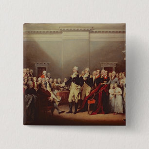 Die Resignation von George Washington Button