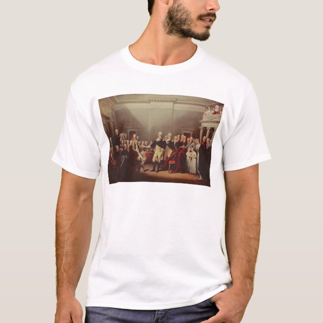 Die Resignation von George Washington T-Shirt (Vorderseite)