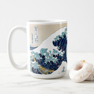 Die restaurierte Große Welle vor Kanagawa von Hoku Kaffeetasse