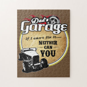 Die Retro Garage des Vaters Puzzle