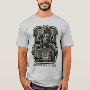 Die Retro-Roboterresistenz ist ein sinnloser T - S T-Shirt