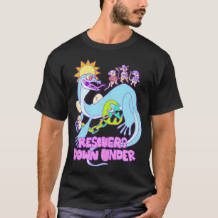 Die Retter unter der Vintagen Retro-Lizard Doodl T-Shirt