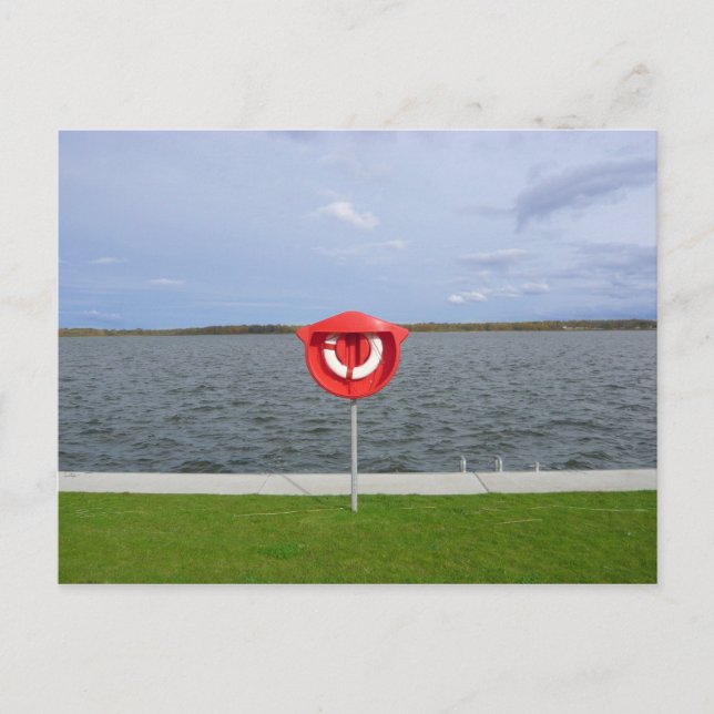 Die Rettung... Postkarte (Vorderseite)