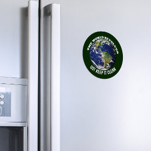 Die Revolten der Welt um uns Behielt es sauber Bew Magnet