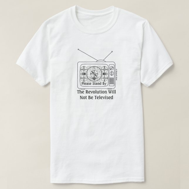 Die Revolution ... - Ein MisterP-Shirt T-Shirt (Design vorne)