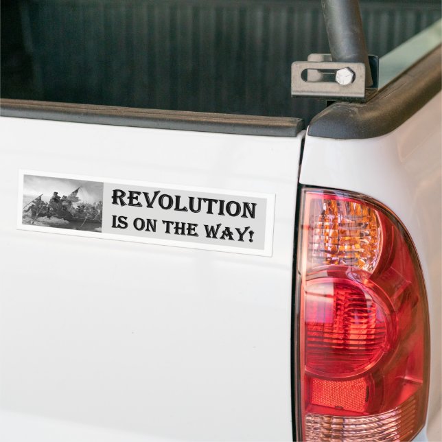 Die Revolution ist auf dem Weg Autoaufkleber (Auf Lkw)