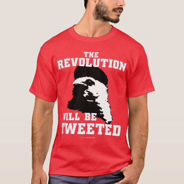 Die Revolution ist getweeteter T - Shirt (Vorderseite)