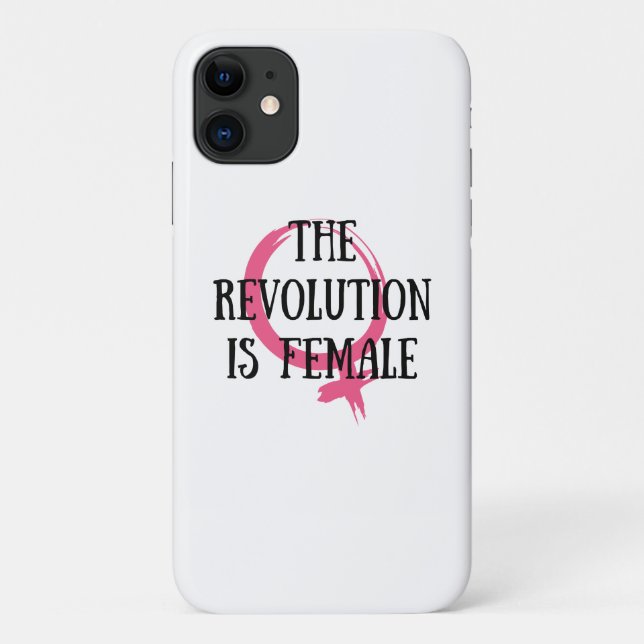 Die Revolution ist weiblich Case-Mate iPhone Hülle (Rückseite)