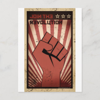 Die Revolution mitmachen Postkarte