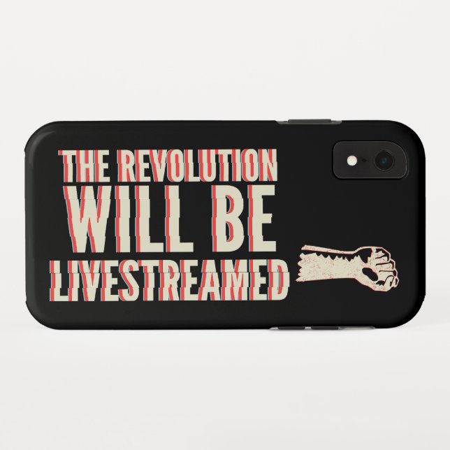 Die Revolution wird in einen neuen Rahmen gestellt Case-Mate iPhone Hülle (Rückseite (Horizontal))