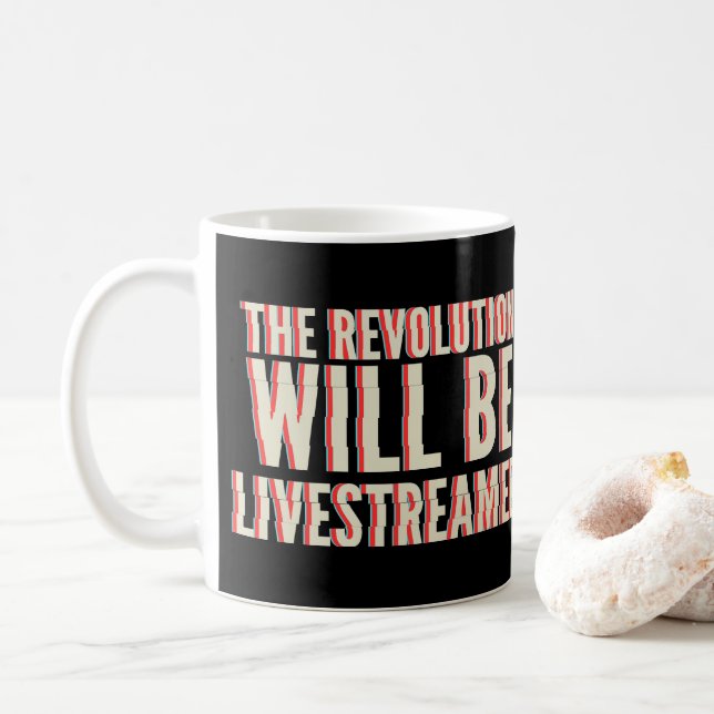 Die Revolution wird in einen neuen Rahmen gestellt Kaffeetasse (Mit Donut)