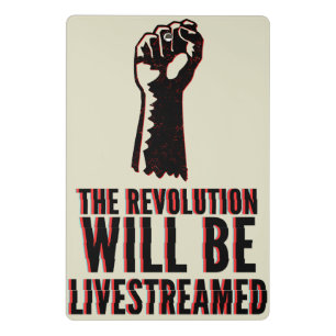 Die Revolution wird in einen neuen Rahmen gestellt Mini Klemmbrett